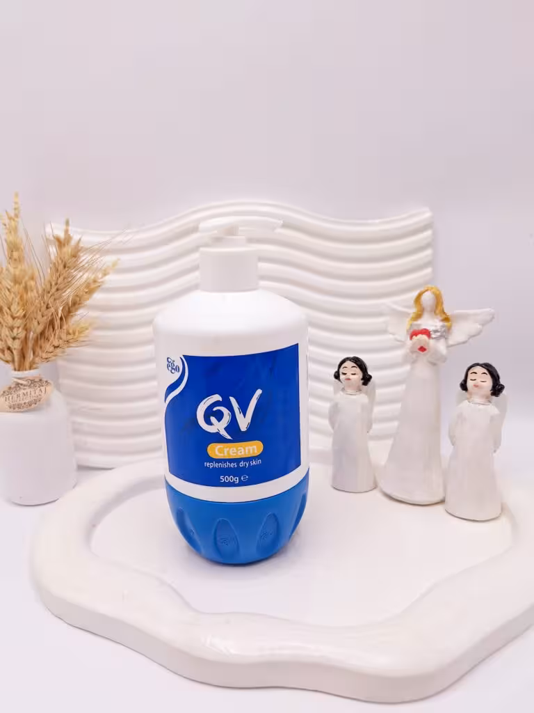 کرم مرطوب کننده پوست خشک کیو وی پمپی QV Cream حجم 500 گرم کد 2716