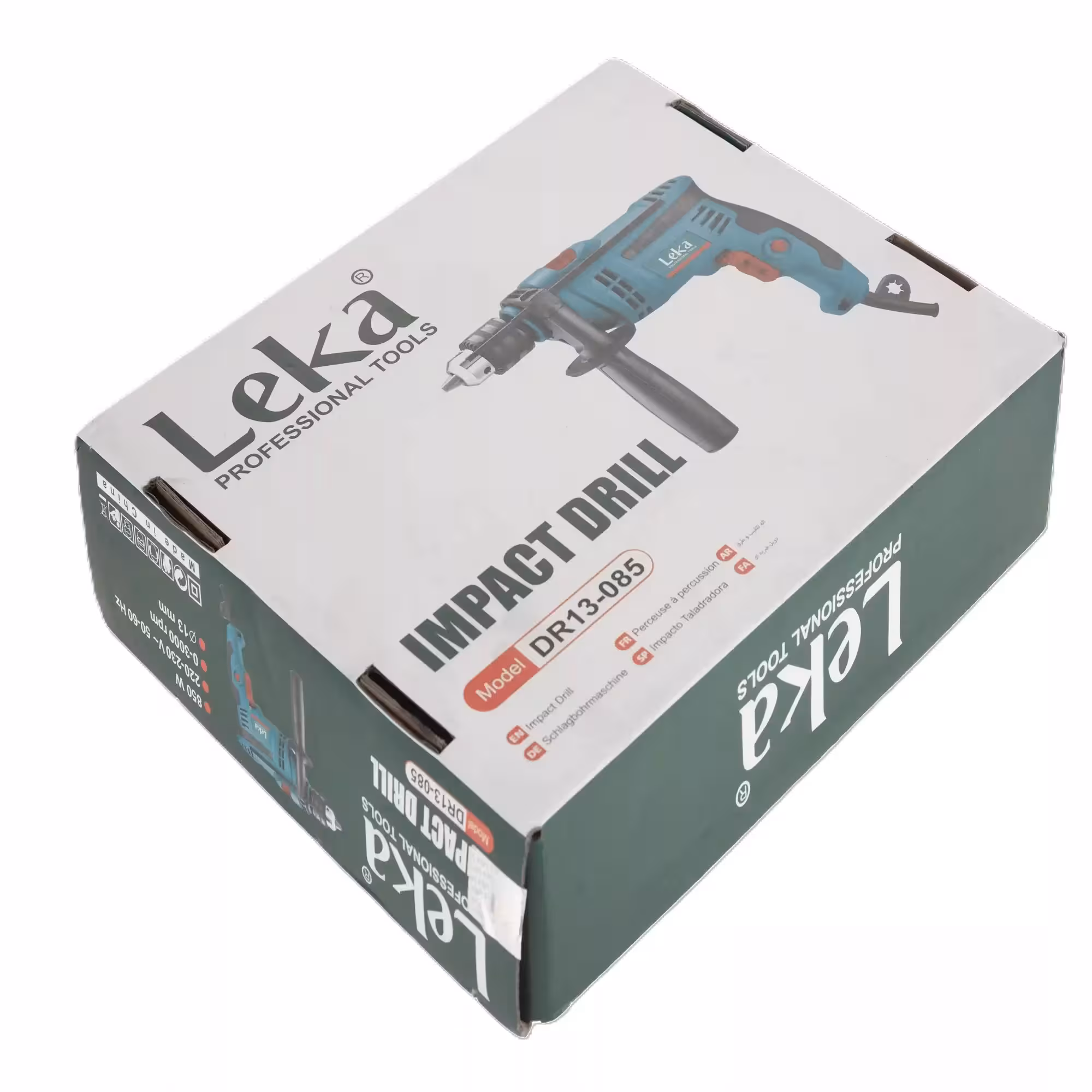 دریل چکشی سایز 13 میلی متری 850 وات لکا مدل DR13-085