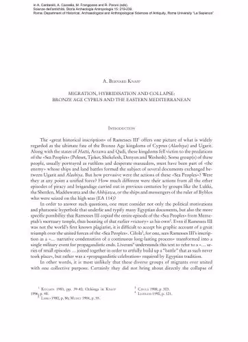 خرید و دانلود نسخه کامل کتاب Migration, Hybridisation and Collapse: Bronze Age Cyprus and the Eastern Mediterranean