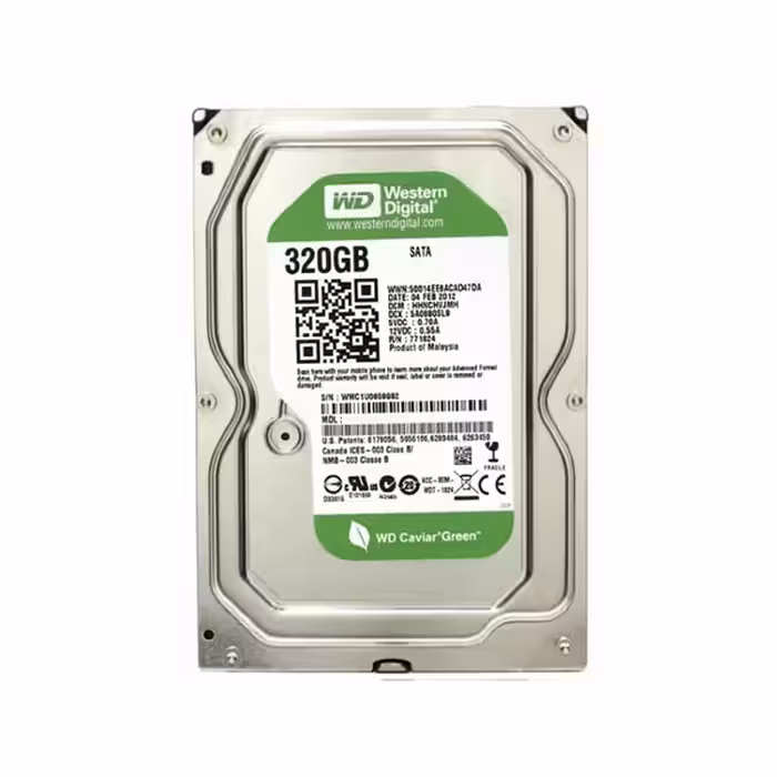 هارد دیسک اینترنال 320 گیگابایتی سبز Western Digital