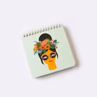 دفترچه مربع خط دار دختر کیچ بوک (KITSCH BOOK)