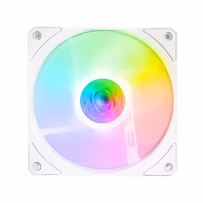 فن کیس کولر مستر مدل SICKLEFLOW 120 ARGB WHITE EDITION