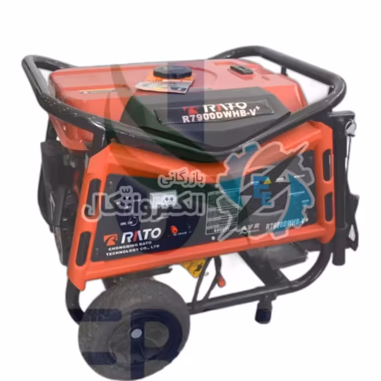 موتور برق 6 کیلووات راتو مدل  RATO R7900DWHB-V ا موتوربرق راتو بنزینی 7900 راتو  RATO R7900DWHB-V