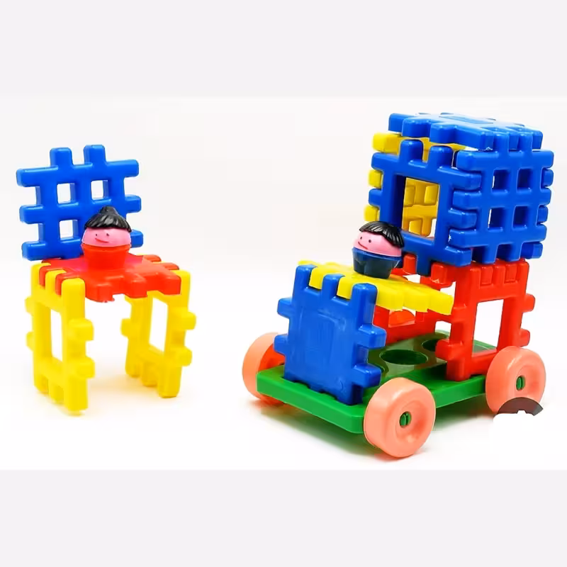 اسباب بازی خانه سازی چیدنی های مکعب