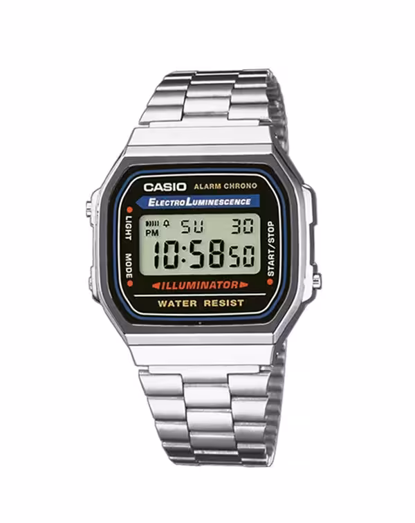 ساعت مچی دیجیتالی نوستالژی کاسیو مدل CASIO A168WA-1WDF