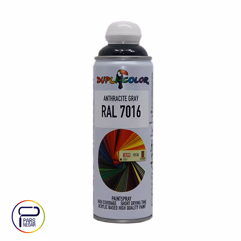اسپری دوپلی کالر خاکستری ذغالی رال 7016