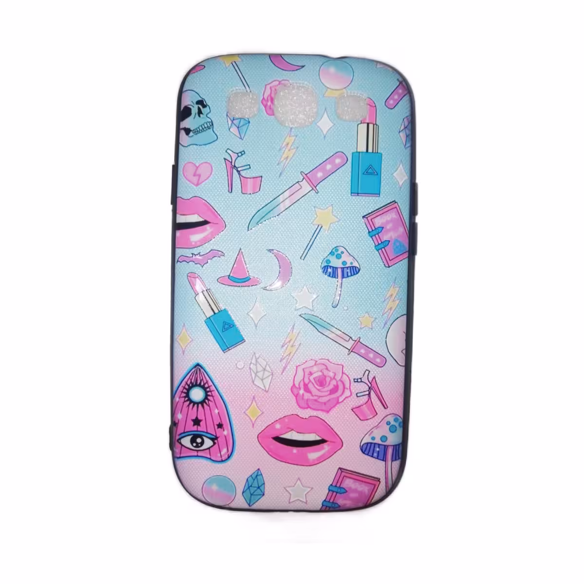 کاور و گارد و قاب گوشی سامسونگs3طرح دار مناسب برای مدل s3طرح دار کیفیت عالی طرح برجسته لب