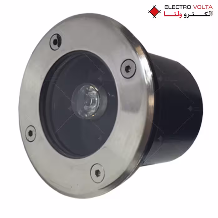 چراغ دفنی 3در 1 وات  پاور ال ای دی 24 ولت گرد IP67 رنگ RGB برند 4M  