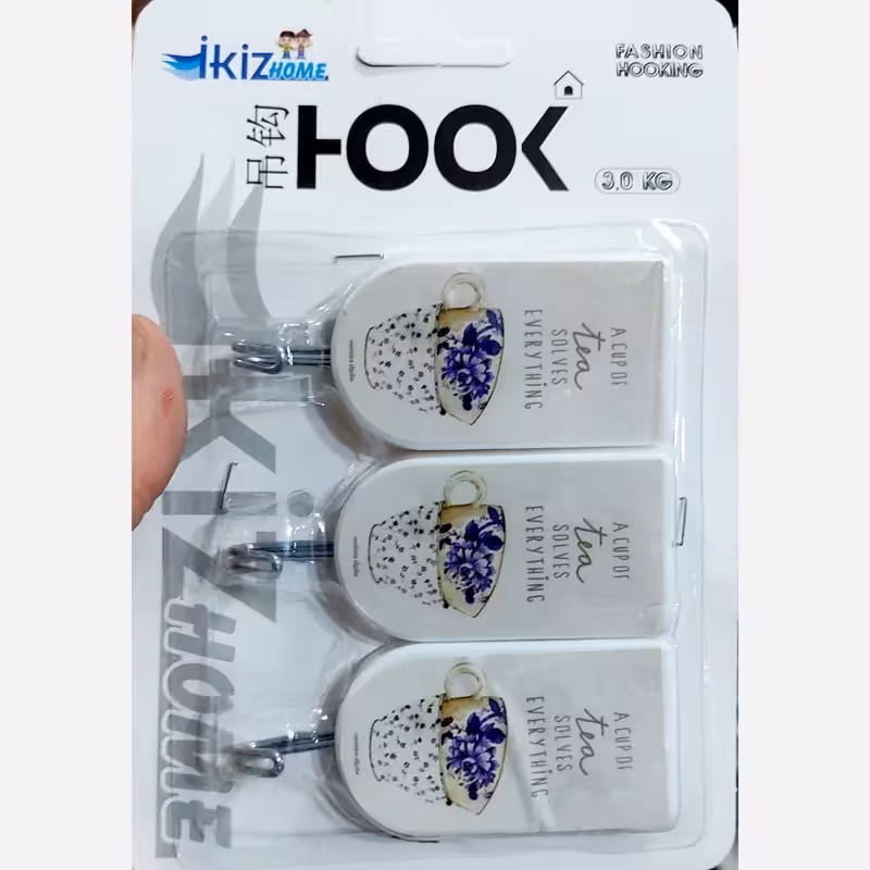 هوک سه عددی چسبی | amazonchi