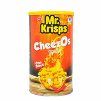 پفک تند توپی ( بدون گلوتن ) 80 گرم مستر کریسپ - mr.krisp