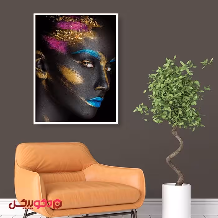 تابلو مخمل طرح مدل فشن P11