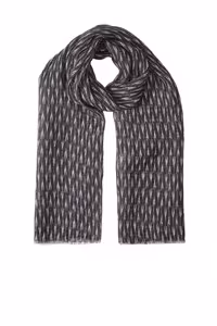 شال مردانه و زنانه یونیکس کتن با الگوی آبی نیروی دریایی Network