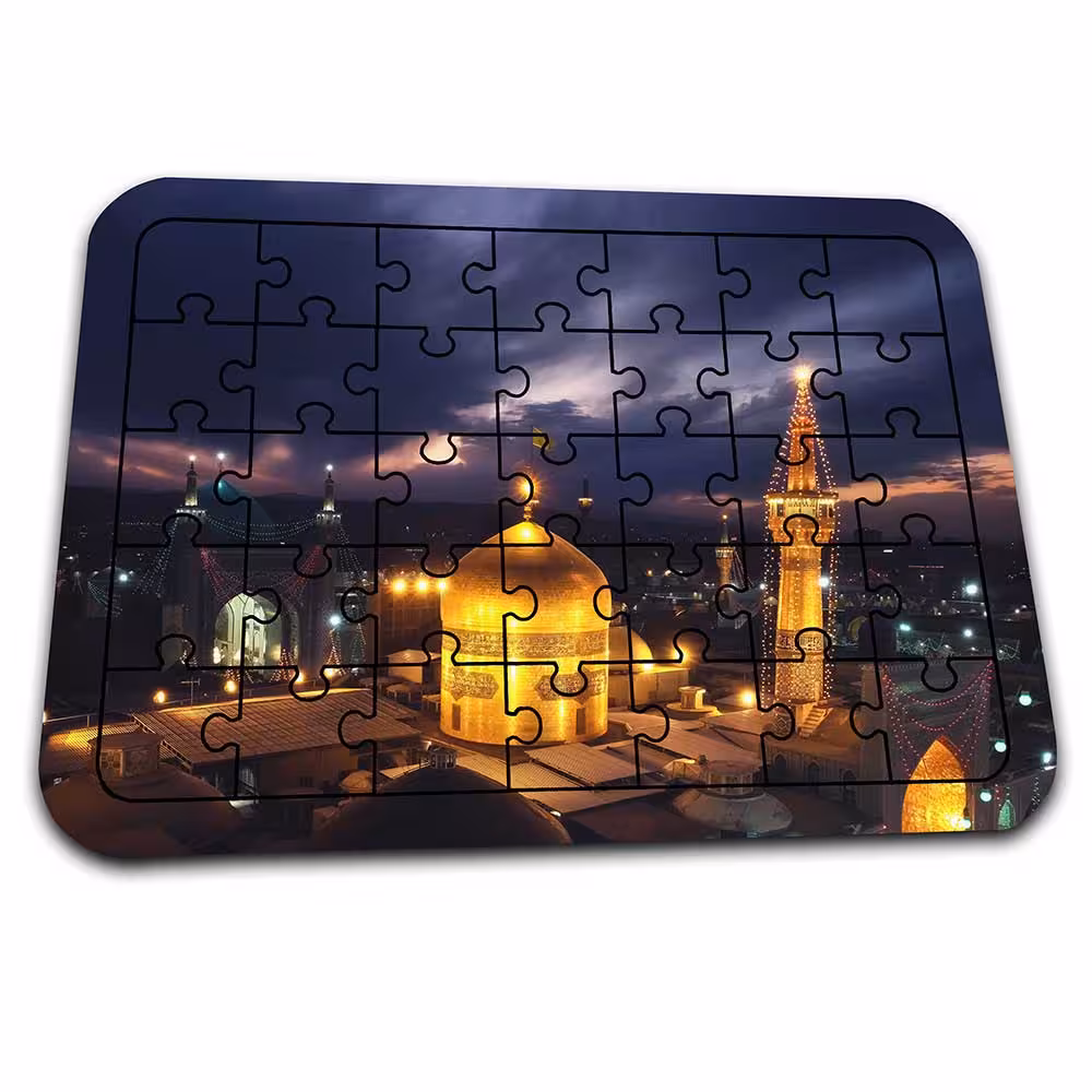 پازل مذهبی با عکس حرم امام رضا (ع) کد PZ390