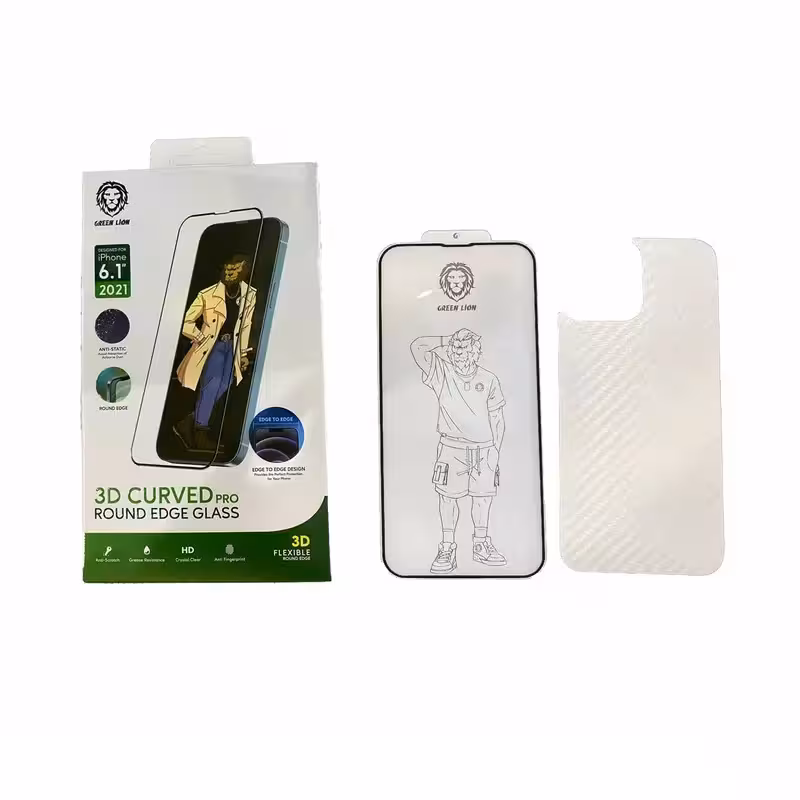 محافظ صفحه نمایش گرین مدل  Silicone مناسب برای گوشی موبایل اپل IPhone 13 Pro به همراه محافظ پشت گوشی