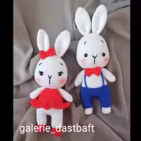 عروسک بافتنی خرگوش