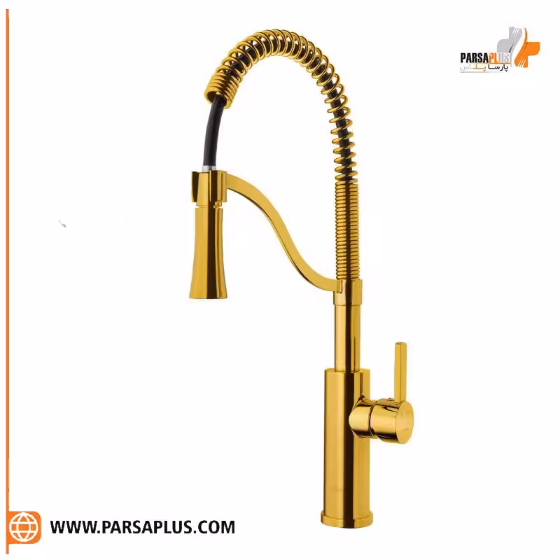 شیر آشپزخانه دوان مدل شونان طلایی