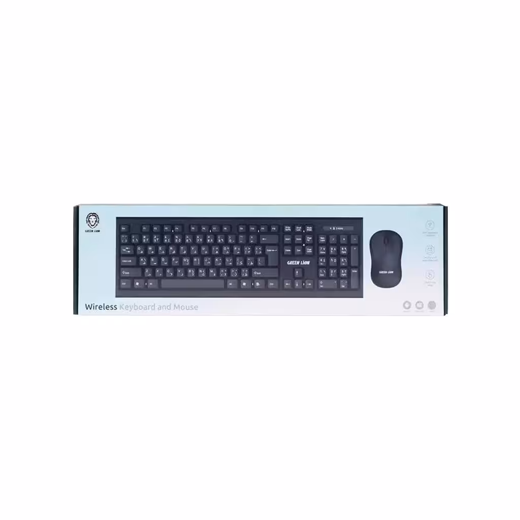 صفحه کلید و ماوس بی سیم گرین Green Wireless Keyboard and Mouse