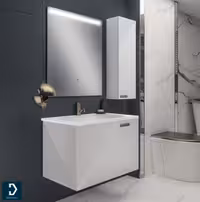 روشویی کابینتی لوکس کابین مدل 616A مشکی