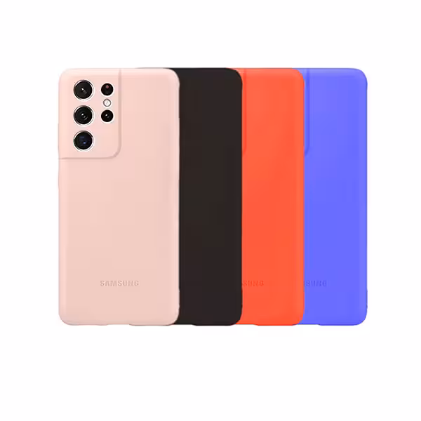 قاب سیلیکونی محافظ لنزدار سامسونگ مدل Samsung Silicone Cover For S23 Ultra