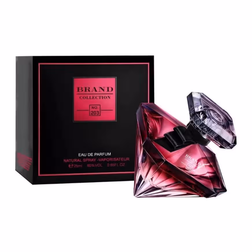 عطر جیبی حجم 25 میل شماره 203 بلک xs مردانه برند کالکشن - Brand Collection