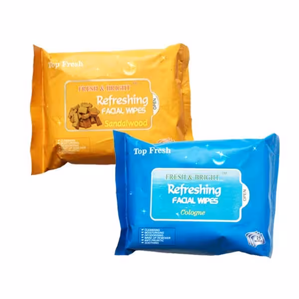 دستمال مرطوب صورت 2 بسته 25 عددی