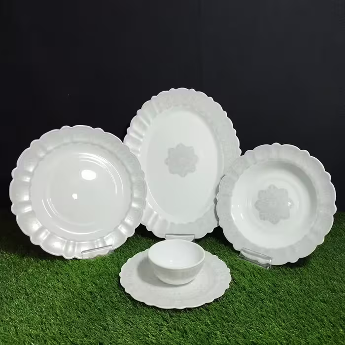 سرویس آرکوپال 25 پارچه مدل کیاشا خاکستری