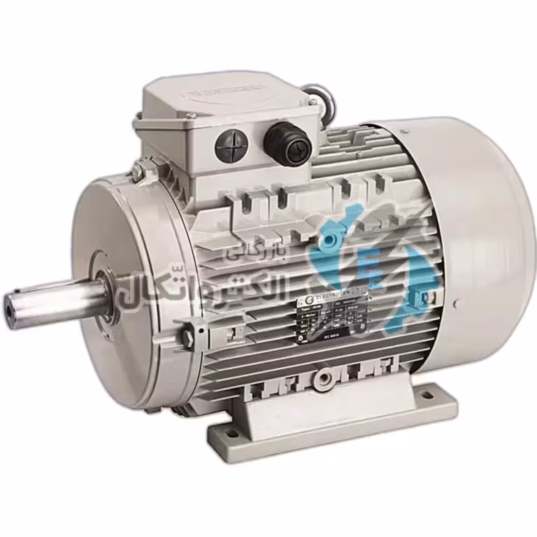 الکتروموتور سه فاز 0/18 کیلووات 1000 دور فریم آلومینیومی الکتروژن ا three-phase electric motor 0/18KW 1000 RPM with Aluminum frame ELECTROGEN
