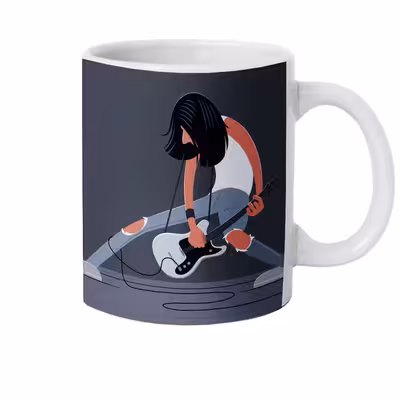 ماگ دارلی طرح موزیک مدل M1332