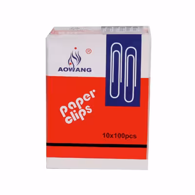 گیره کاغذ آیووانگ کد 01 سایز 33میلی متر بسته 100 عددی