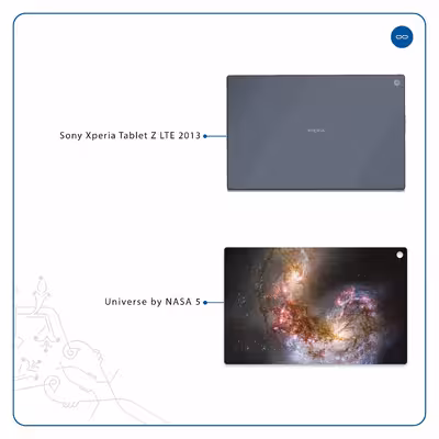 برچسب پوششی ماهوت مدل Universe-by-NASA-5 مناسب برای تبلت سونی Xperia Tablet Z LTE 2013