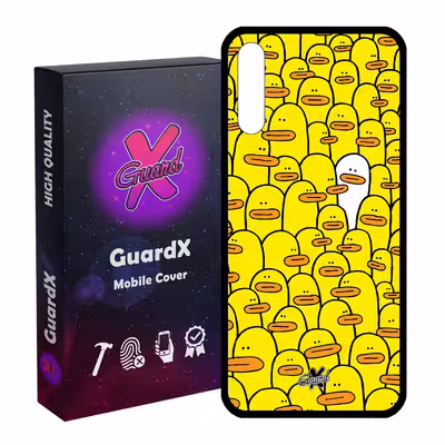 کاور گارد ایکس طرح اردک مدل Glass10361 مناسب برای گوشی موبایل سامسونگ Galaxy A30s / A50 / A50s