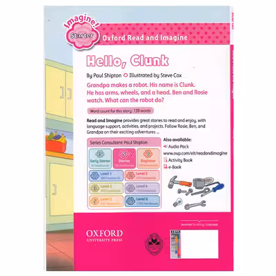 کتاب Oxford Read and Imagine Starter Hello Clunk اثر Paul Shipton انتشارات الوندپویان