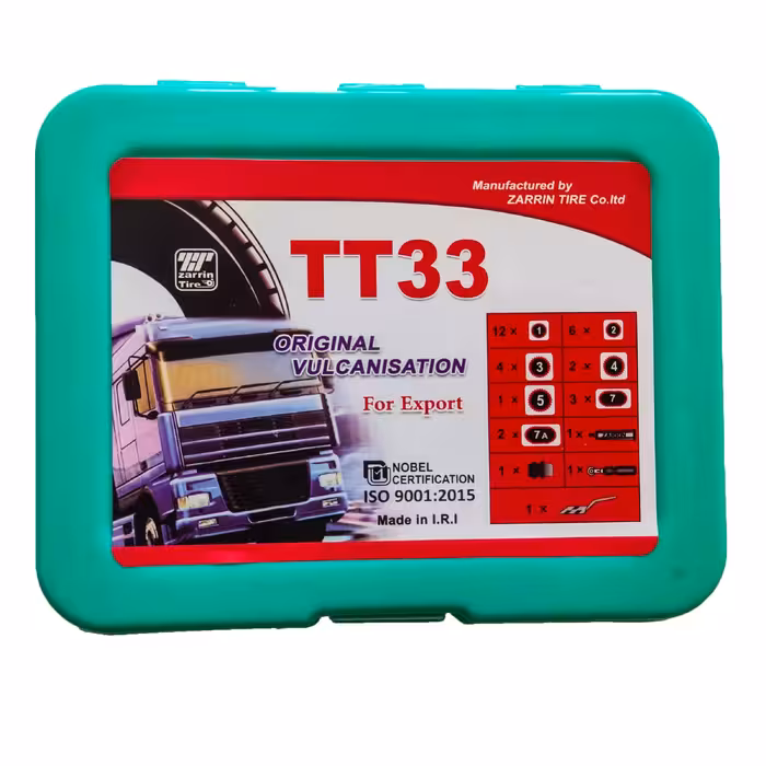 چسپ و صله پنچر گیری تی تی مدل TFRSS - 33 مجموعه 33 عددی