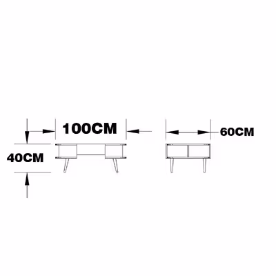 میز جلومبلی اعیان مدل FH323