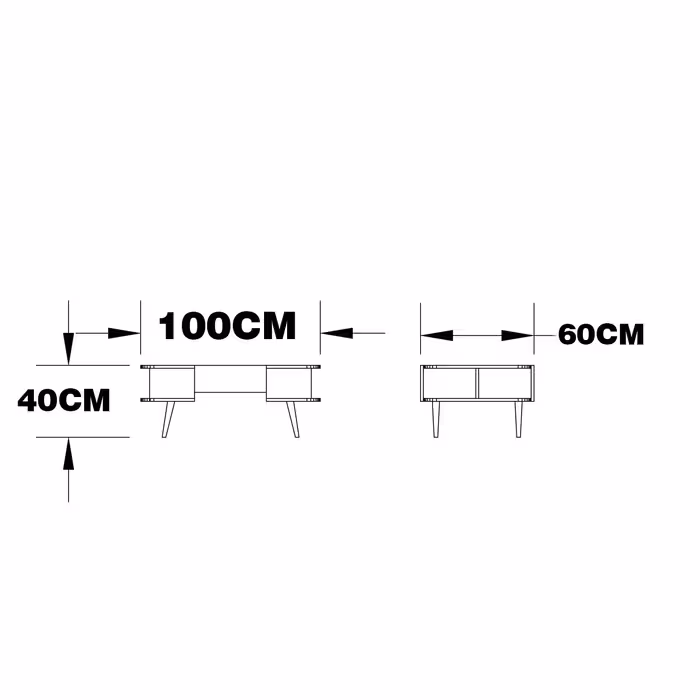 میز جلومبلی اعیان مدل FH323