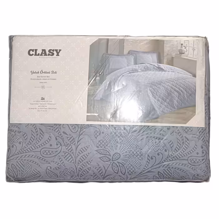  سرویس روتختی کلسی مدل Risa V1 Yatak Ortusu دو نفره 3 تکه