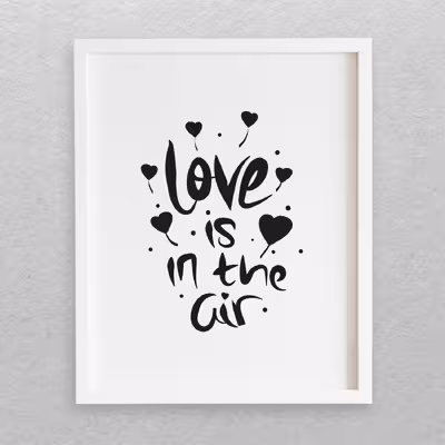 تابلو مدل نوشته انگلیسی طرح LOVE کد 322