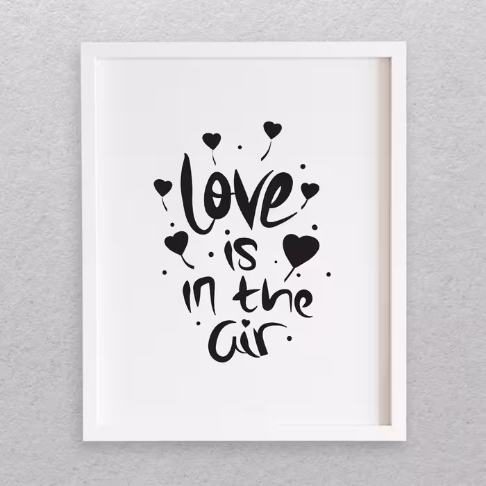 تابلو مدل نوشته انگلیسی طرح LOVE کد 322