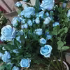 گل مصنوعی مدل شاخه رز 6 کل
