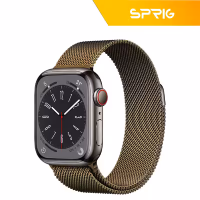 بند اسپریگ مدل Milanese مناسب برای اپل واچ سری 1 / 2 / 3 / 4 / 5 / 6 / 7 / 8 / SE / Ultra سایز 42 / 44 / 45 / 49 میلی متری