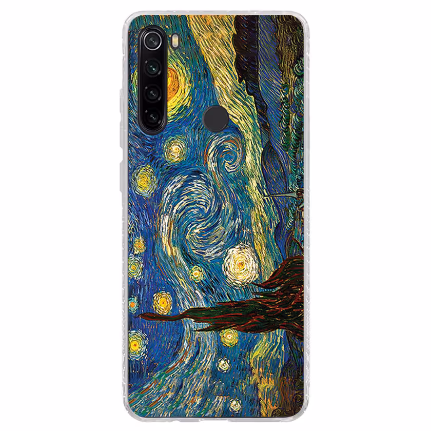 کاور طرح شب پرستاره مناسب برای گوشی موبایل شیائومی Redmi Note 8 