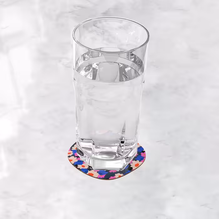 زیر لیوانی ترمه طراحان ایده مدل گل‌ها کد cfp437