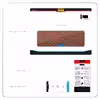 برچسب پوششی ماهوت مدل Brown-Snake-Leather مناسب برای تبلت سامسونگ Galaxy Tab A 10.1 2019 T515