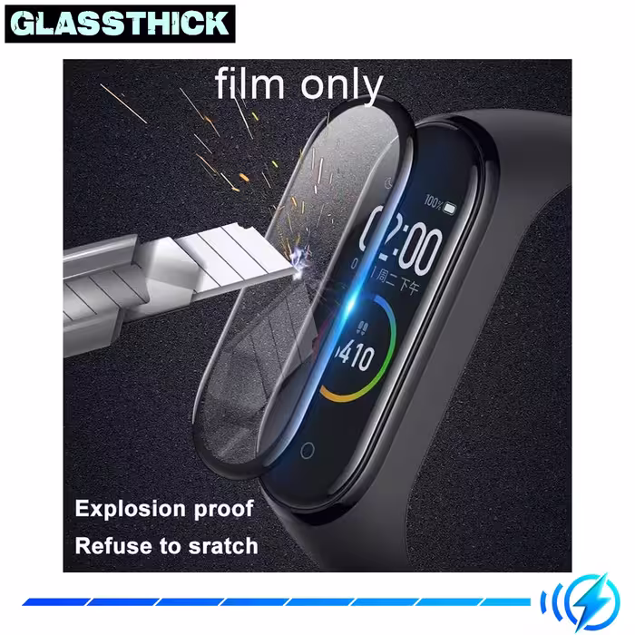 محافظ صفحه نمایش نانو گلستیک مدل NGL مناسب برای ساعت هوشمند شیائومی Mi Band 6