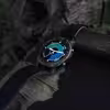 برچسب ماهوت طرح Graphite-Green-Marble مناسب برای ساعت هوشمند سامسونگ Galaxy Gear S3 Classic