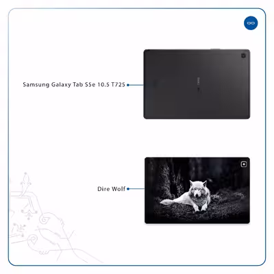 برچسب پوششی ماهوت مدل Dire Wolf مناسب برای تبلت سامسونگ Galaxy Tab S5e 10.5 2019 T725