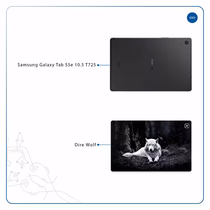 برچسب پوششی ماهوت مدل Dire Wolf مناسب برای تبلت سامسونگ Galaxy Tab S5e 10.5 2019 T725