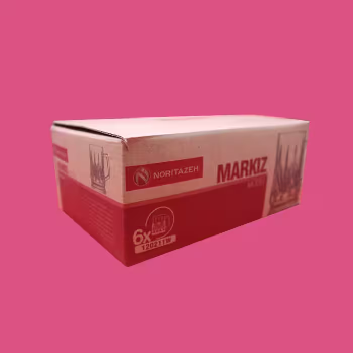 استکان نوری تازه مدل MARKIZ بسته 6 عددی