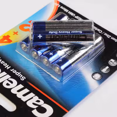 باتری نیم قلمی کملیون مدل Super  بسته 6 عددی