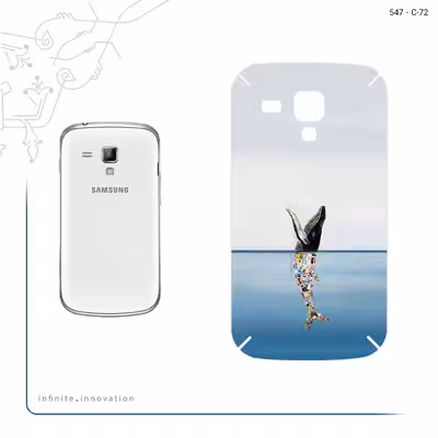 برچسب پوششی ماهوت مدل Collage of Sea Trash مناسب برای گوشی موبایل سامسونگ Galaxy S Duos GT S7562